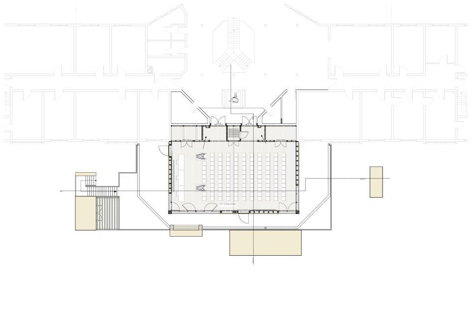 Grundriss Plenarsaal EG
