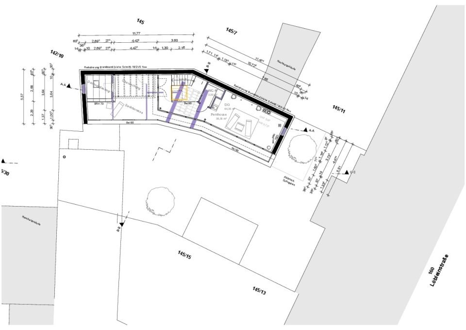 Grundriss Penthouse