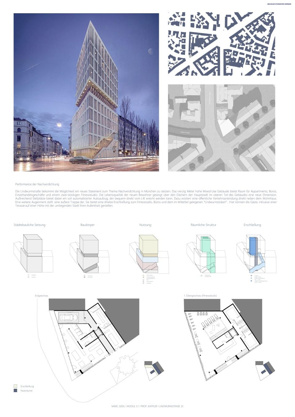 Lindwurm Zentrum Plan 1