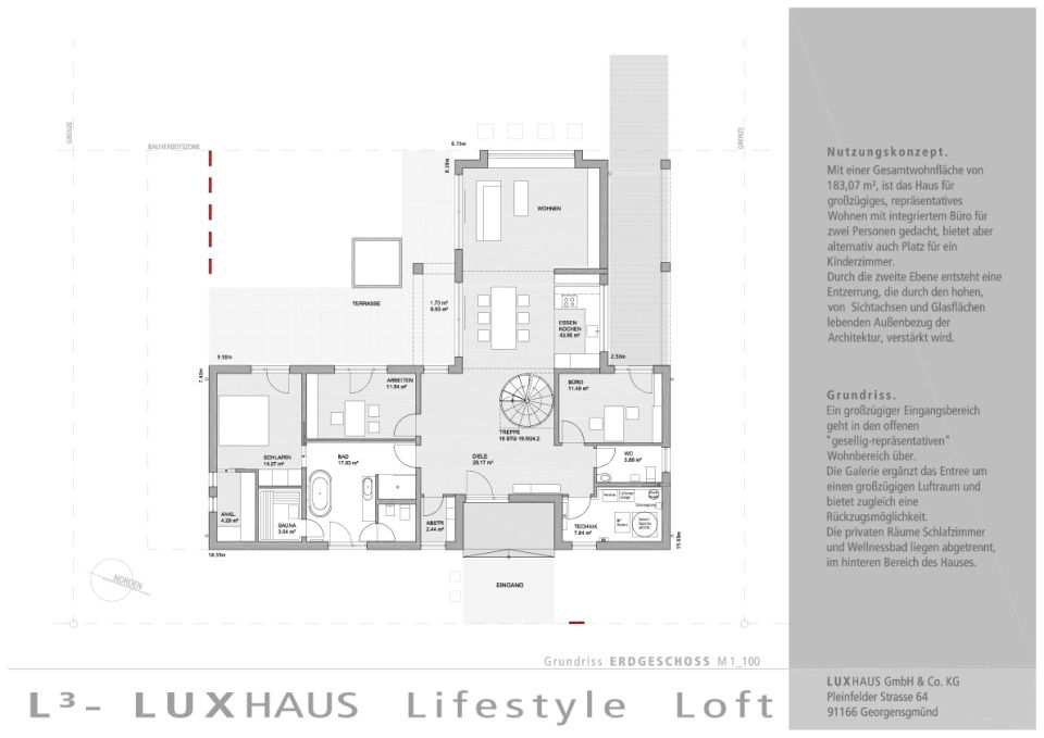 L³ - Grundriss Erdgeschoss