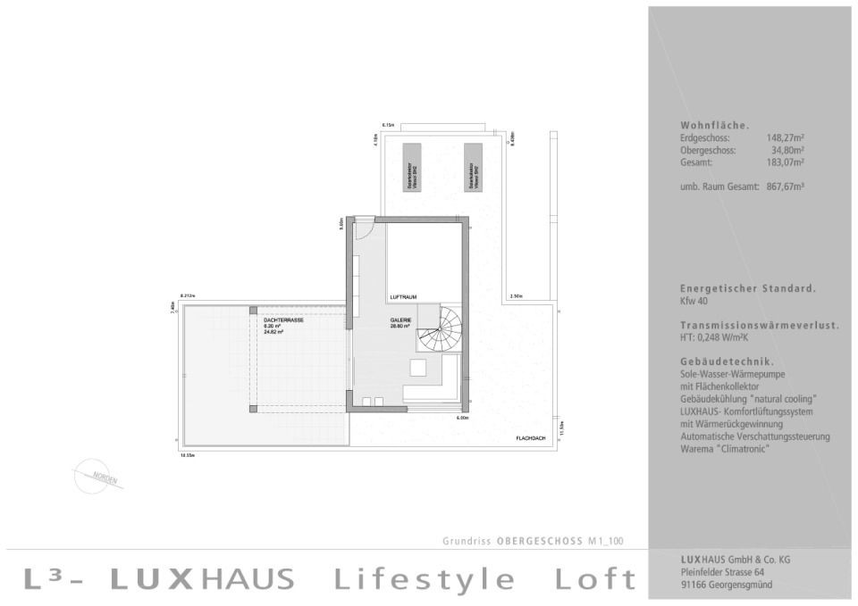 L³ - Grundriss Obergeschoss
