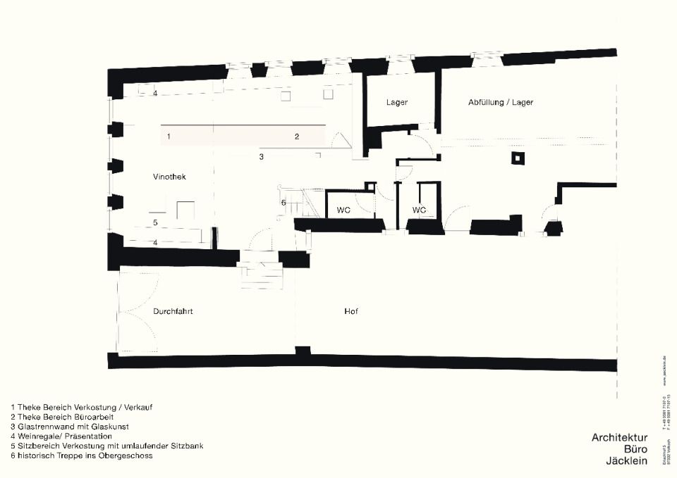 Grundriss Verkaufsraum