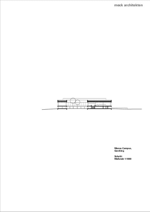 Schnitt M 1:1000
