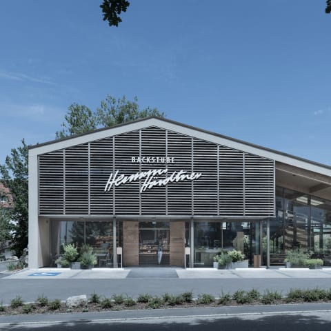 Neubau eines Bäckereicafés