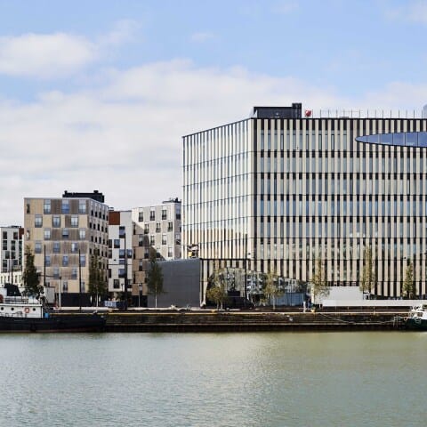 Gebäudekomplex aus Holz: Wood City, Helsinki