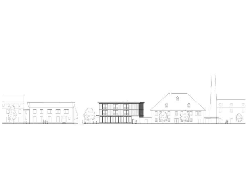 Ansicht Gästehaus 1:200