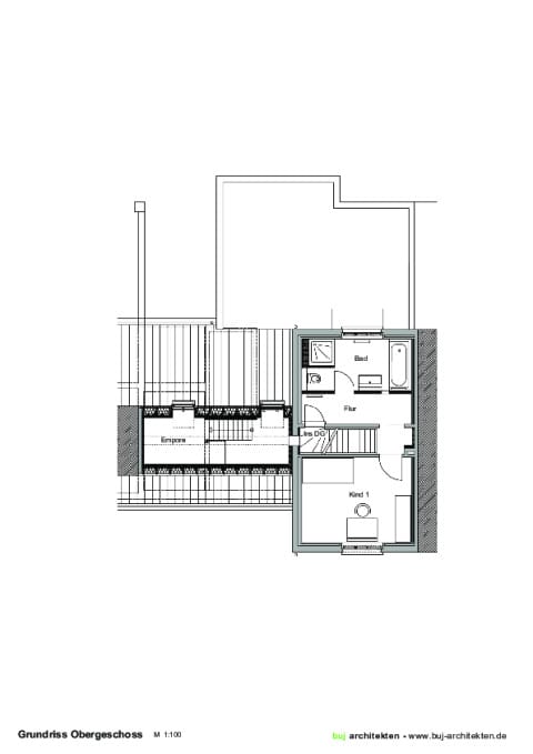 Grundriss Obergeschoss