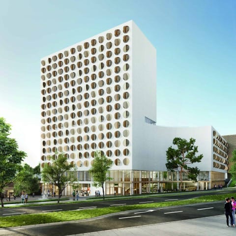 Innovativer Hotelneubau Revo München