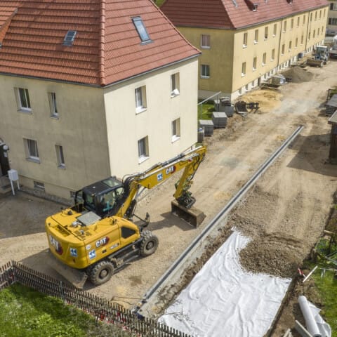 Entwässerungssystem für Wohngebiet in Neustadt/Sachsen