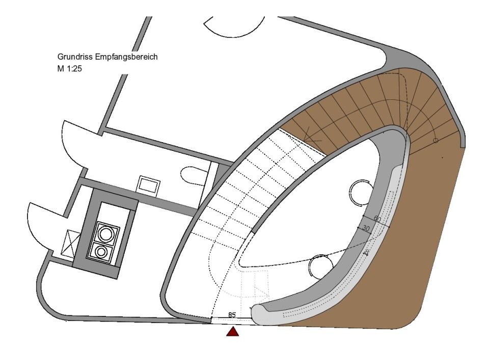 Die Zahn-Spirale im Zentrum