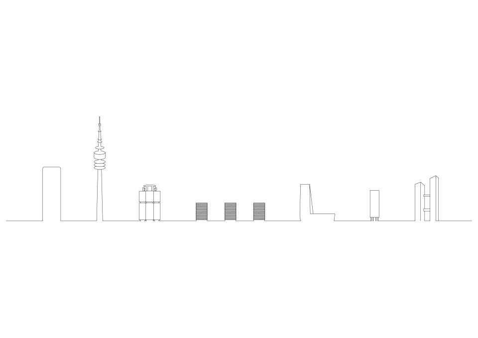 Einreihung Bestandsensemble - Sichtachse - Höhenabwicklung