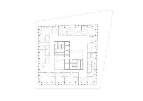 24. OG (Regelgeschoss Hotel)