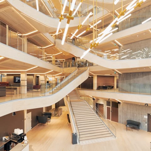 Holztreppe Stavanger, Norwegen