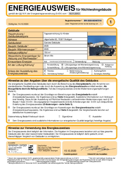 Energieausweis
