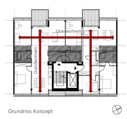 Grundriss Konzept
