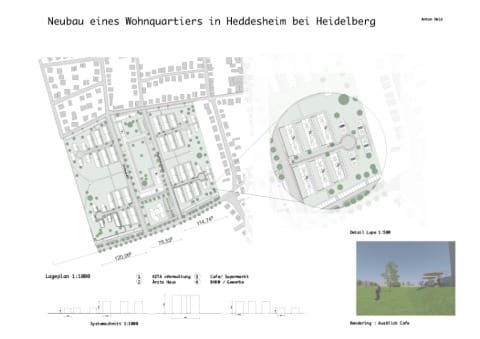 Lageplan mit Detaillupe