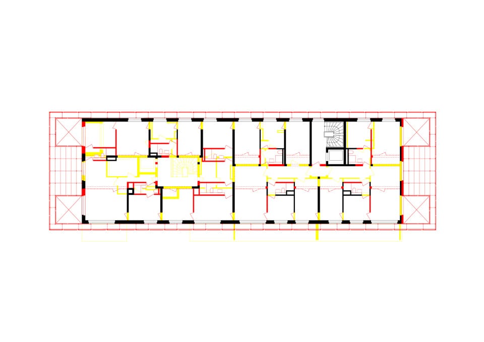 Grundriss Regelgeschoss 1:100  Umbau