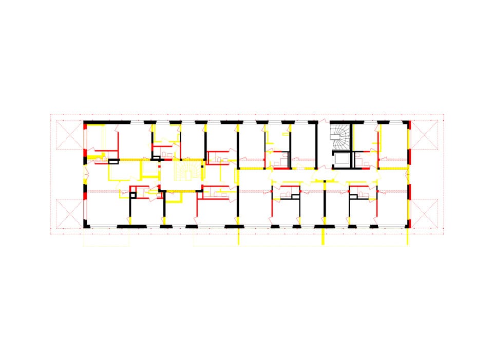 Grundriss Erdgeschoss 1:100 Umbau