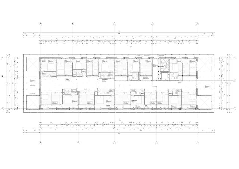 Grundriss Regelgeschoss 1:50