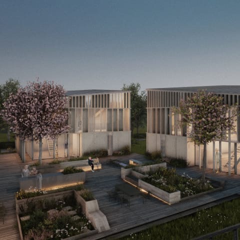 Im Cluster -Stadt im Haus