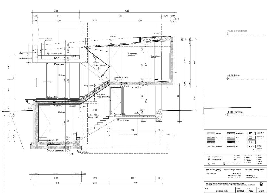 reinhardtjung | Haus Jones | Schnitt E-E