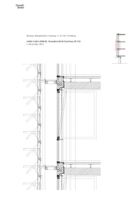Schnitt Fassade
