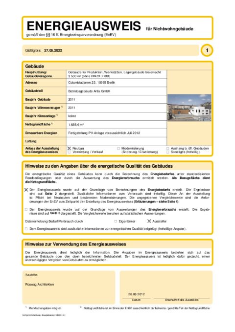 Energieausweis