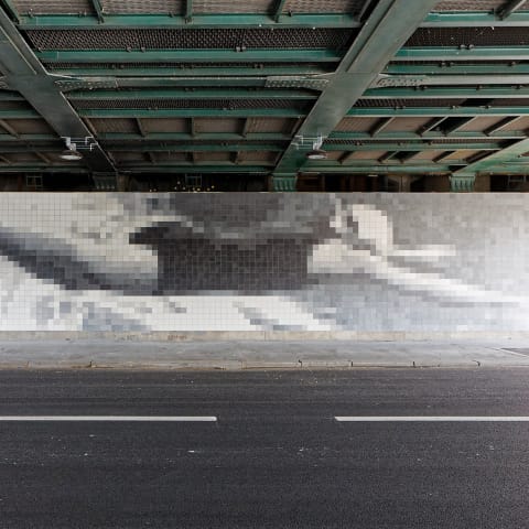 Keramik-Kunstwerk 