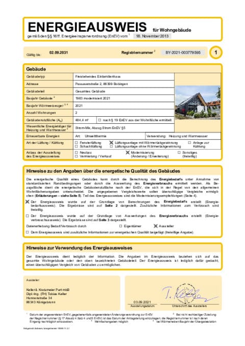 Energieausweis