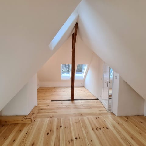 Energetische Sanierung im denkmalgeschützten Doppelhaus