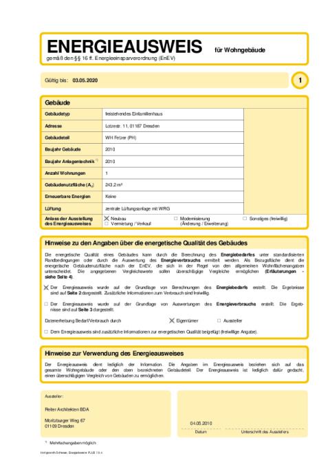 Energieausweis