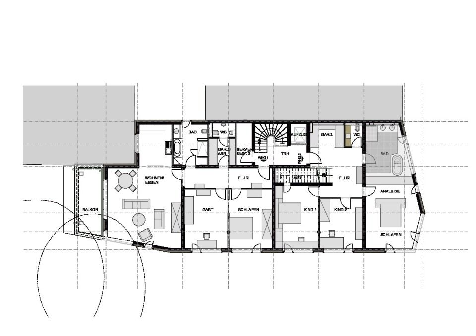 Grundriss 2. Obergeschoss