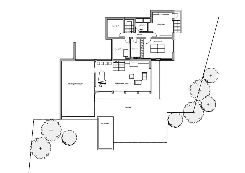 UG und Wohnzimmer
