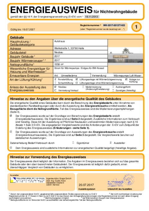 Energieausweis