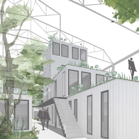 atelier dans le jardin