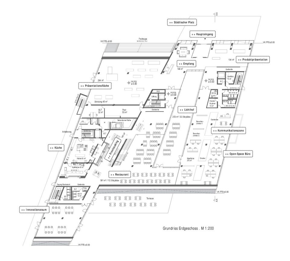 Grundriss Erdgeschoss 1:200