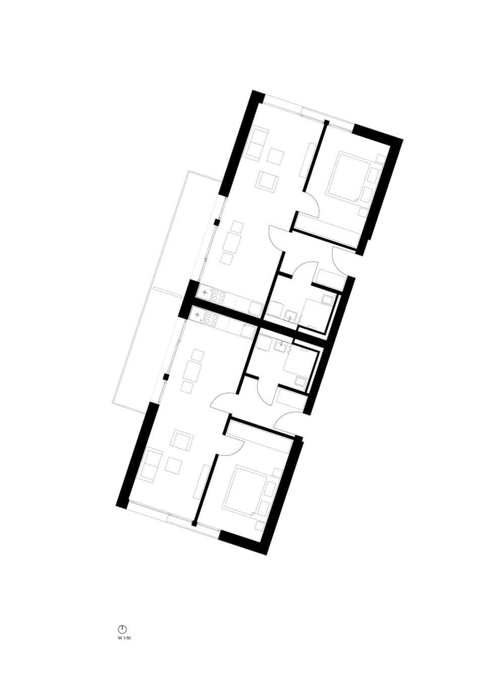 Grundriss Wohneinheit