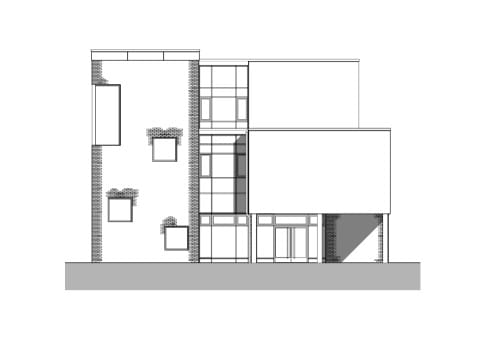 Ansicht Süd-Ost (Neubau)