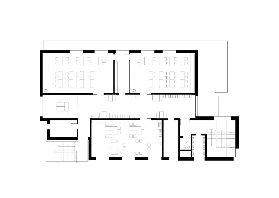 Grundriss 2. Obergeschoss (Neubau)