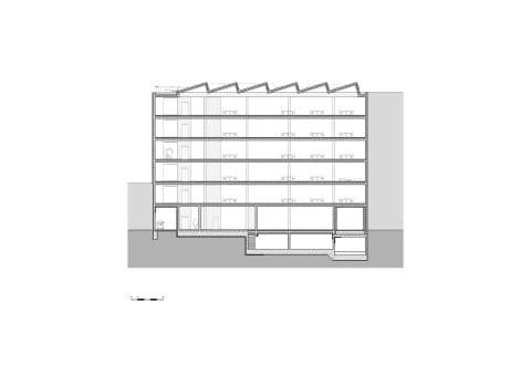 Schnitt A-A Neubau