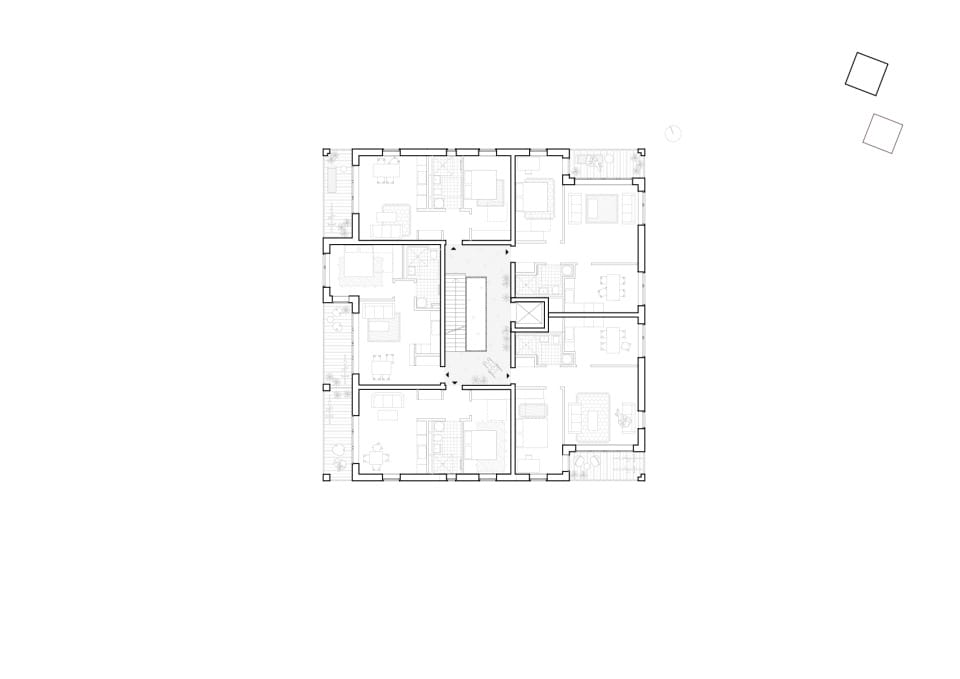 Grundriss Regelgeschoss Haus 1