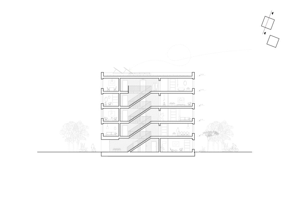 Schnitt Haus 1