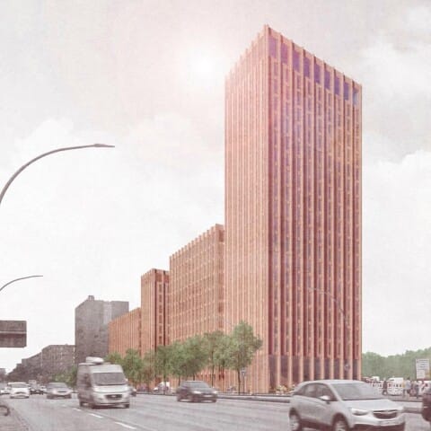 Stadteingang an den Elbbrücken