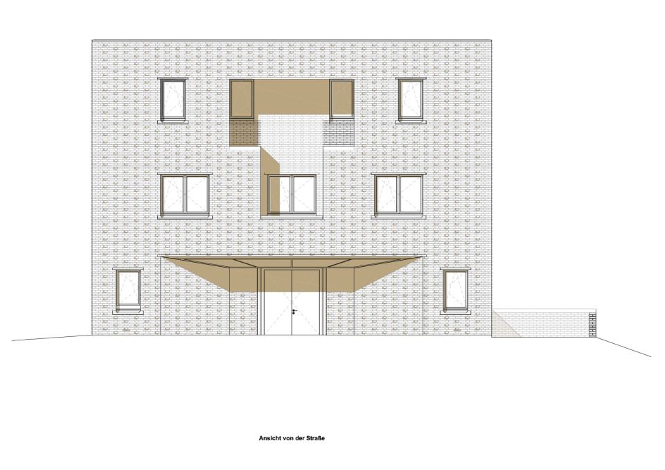 Straßenfassade Seevilla