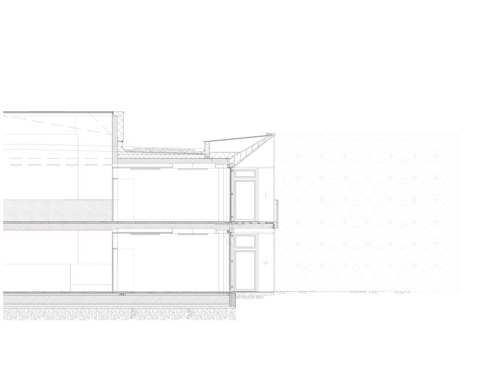 Schnitt Fassade Gruppenraum