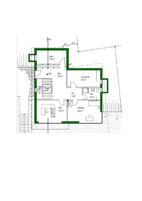 Grundriss UG 1