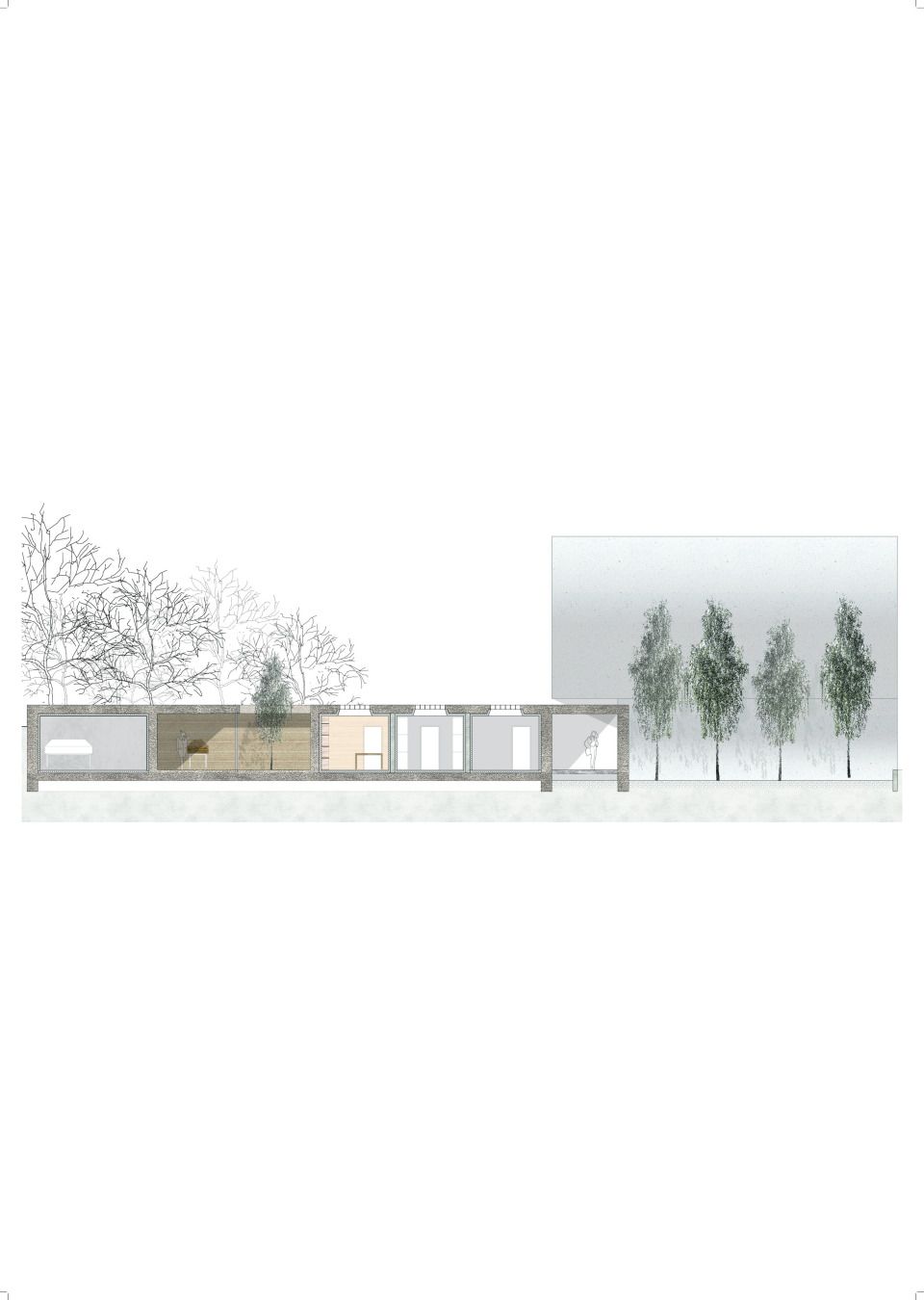 Schnitt Nebengebäude