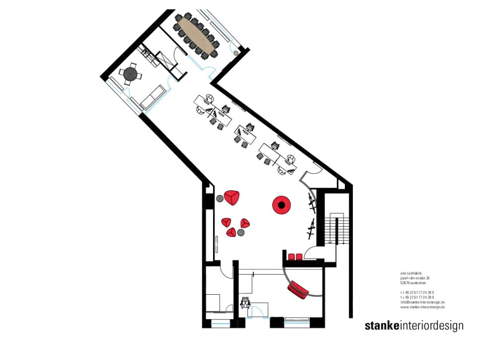 Grundriss Kundencenter KVB Köln