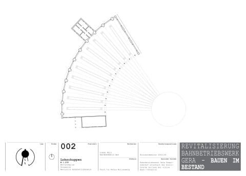 Bestandsplan Lokschuppen I
