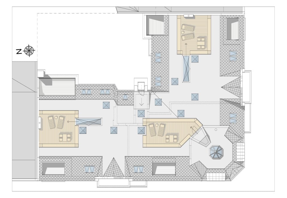 Grundriss Dachaufsicht
